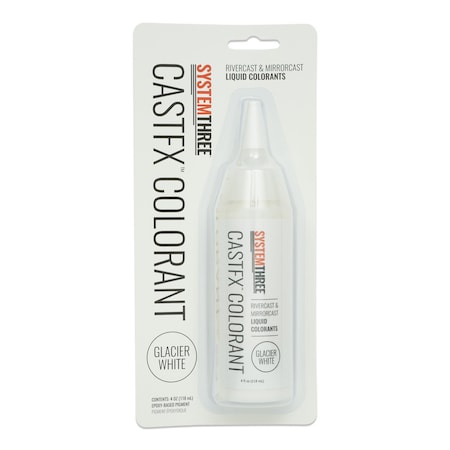 System Three Resins CastFX Liquid Colorant, Glacier White, 4oz 0580S06